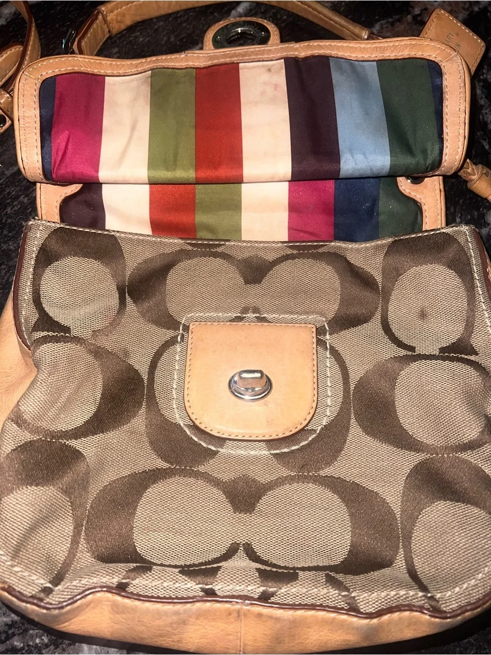 Vintage Coach Willis 70th Anniversary Purse